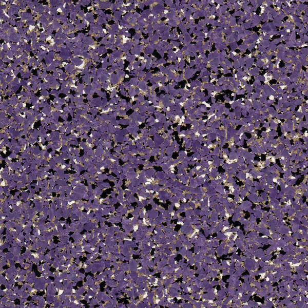 Purple rubber cork floor tile